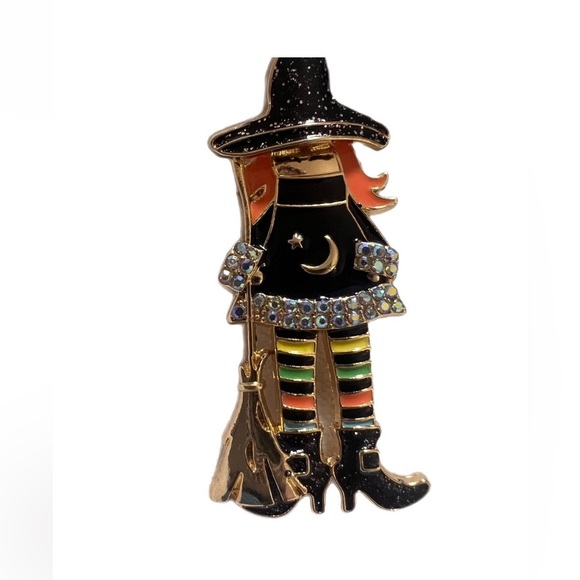 Sugarfix by Baublebar "Broomstick Business" Witch and Broomstick Earrings NEW - Picture 4 of 5